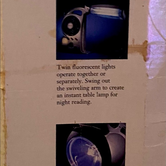 NIB NEVER USED SHARPER IMAGE 5-in-1 SURVIVOR FAN/LIGHT/LANTERN/RADIO/SIREN AC/DC - Picture 6 of 10